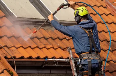 Démoussage et hydrofuge de toiture à Cerbère